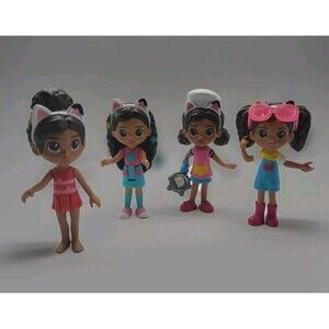 Gabby's Dollhouse" Gabby Girl 3" Figures Molded Hair Cat Ears Cake Topper
